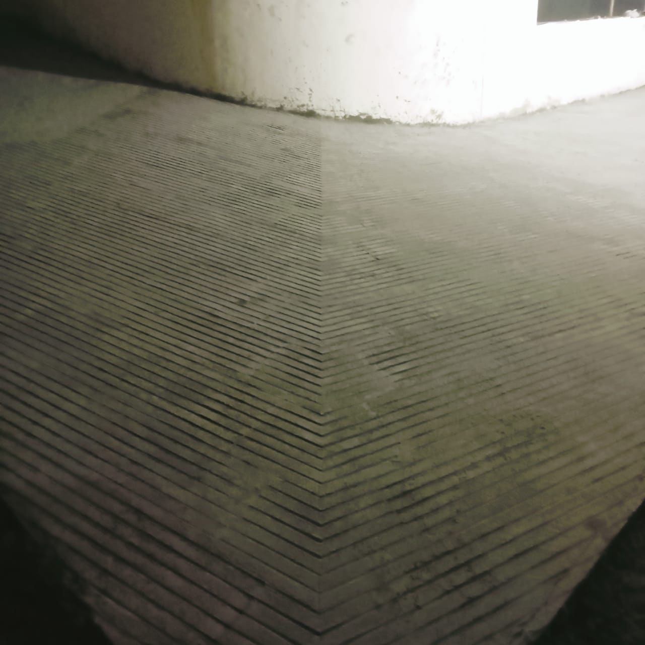 Stamped concrete with decorative border detail